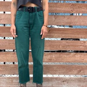 Perfect Green Levi jeans!